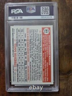 Mickey Mantle 1996 Topps 1952 Refractor PSA MINT 9