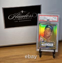 Mickey Mantle 2008 Topps Chrome 1952 RC Refractor GOLD #311 PSA 9 MINT Pop 23