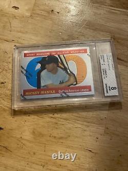 Mickey Mantle BGS 8 Vintage Topps Finest Collector Card New York Yankees 1997