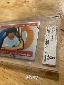 Mickey Mantle BGS 8 Vintage Topps Finest Collector Card New York Yankees 1997