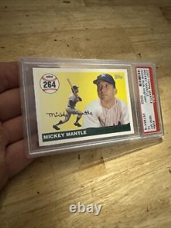 Mickey Mantle Baseball Card PSA 10 Gem Mint New York Yankees Collector? NYC