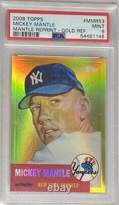 Mickey Mantle Gold Refractor SSP 2008 Topps