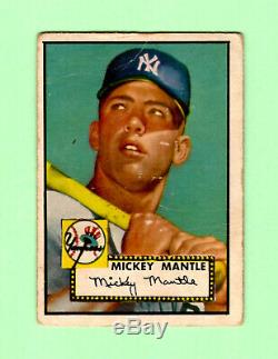 Mickey Mantle NY Yankees 1952 Topps Rookie Card #311 PSA Ready