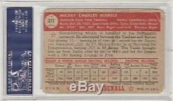 Mickey Mantle New York Yankees 1952 Topps Card #311 PSA PR 1