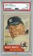 Mickey Mantle New York Yankees Hof 1953 Topps Card #82- Psa Graded Pr1 (mk)