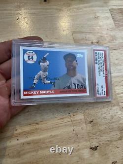 Mickey Mantle PSA 10 GEM? MINT Topps New York Yankees Collector Card 2006
