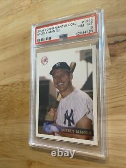 Mickey Mantle PSA 8 Topps New York Yankees Collector Card? NYC Man Cave 2006