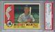 Mickey Mantle Psa/dna Certified Authentic Signed 1960 Topps Card #350 Autograph