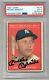 Mickey Mantle Signed 1961 Topps Mvp Card #475 Card Psa 3 Dna Autograph Grade 9