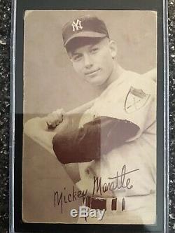Mickey Mantle Topps Exhibit RC Lot (5) PSA Ex-Mt 1951 1961 AUTHENTIC $1,500+