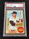 New York Yankees Mickey Mantle 1968 Topps #280 Psa 8 Nm-mint Well Centered