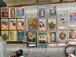 Old Vintage Baseball cards small lot of 21 cards. Some are graded. Great set