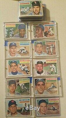 Original 1956 baseball stars, includes a very nice BVG graded MICKEY MANTLE