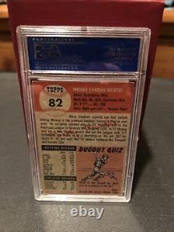 PSA 3 (VG) 1953 Topps Mickey Mantle #82 (SP) Nicely Centered