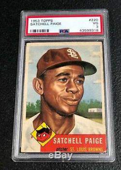 St. Louis Browns Satchell Paige 1953 Topps #220 PSA 3 Vg