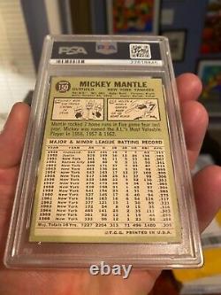 Super High-end Mickey Mantle Psa 8.5 Topps 1967 Getting Tough To Find Nice