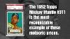 The Meteoric Rise Of The 1952 Topps Mickey Mantle