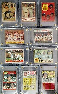 Topps Baseball Card Collection 65 Seasons 63 Complete Year Sets 24 Mantle Cards