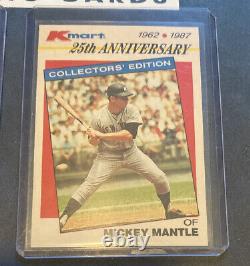 Topps Mickey Mantle & Sandy Koufax Autographed 2 Card Lot (EX MINT)