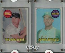 Vintage 1969 Topps Baseball Near Complete set of 637 of 664 Cards (95% complete)