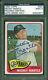 Yankees Mickey Mantle Signed 1965 Topps #350 Card Auto Graded Mint 9 Psa Slabbed